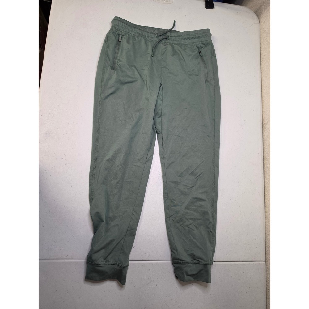 All in Motion Boys Sage Green Zipper Pocket Joggers Pants Size XL 14